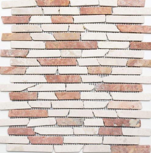 Mosaik marmor naturstein beige - marmor,