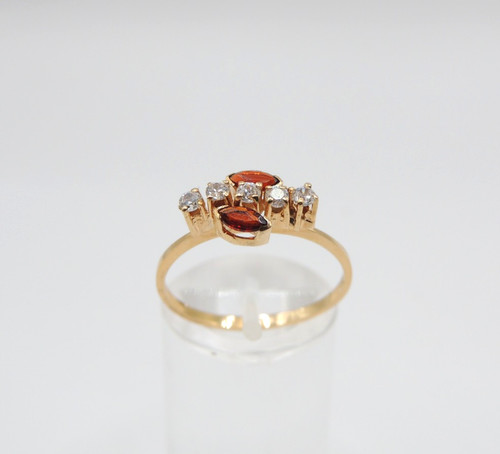 Edler granat ring aus - edler,