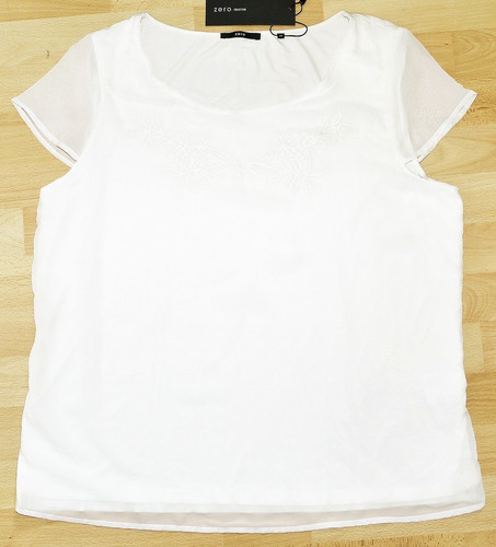 Zero bluse creme - gr.44,