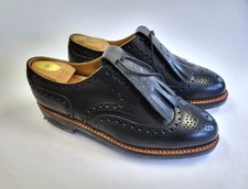 Ludwig Reiter Herren Golfschuhe Gr. 42 Leder Golf Edition gelocht Schwarz 