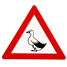 StVO Schild Nr. 101 mit Enten
