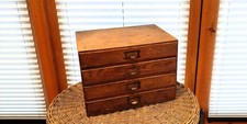 Vintage Holz 4 Schubladen