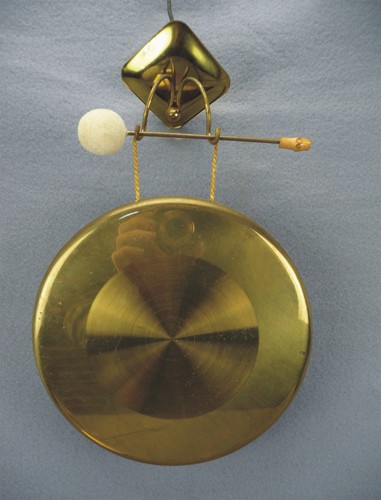 Vintage wand gong - vintage, 1950er