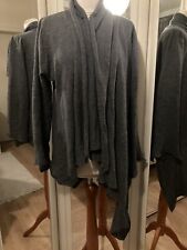 Peter O mahler Cardigan Asymmetrisch M Layer Avantgarde Grau