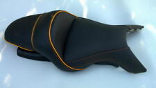 Sitzbank neu beziehen für BMW K1300R K 1300 R 2009-16 Komfortsitz mit Stickerei