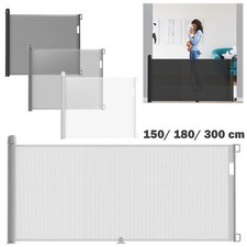 Treppenschutzrollo Absperrgitter Ausziehbar 0-300cm Türschutzgitter Baby Hunde3