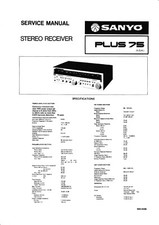 Service Manual-Anleitung für Sanyo Plus 75