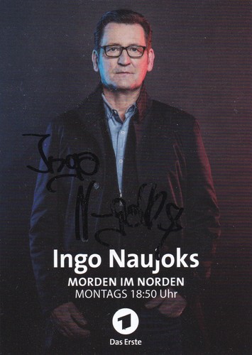 Autogrammkarte ingo naujoks - naujoks,