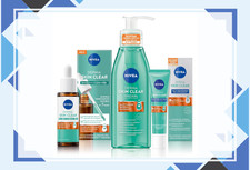 NIVEA Derma Skin Clear Routine Set with Rebalance & Clear Serum
