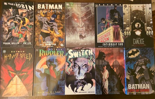 10x tpb batman matt wagner - batman,