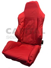 Front Schutz Recaro Sitzbezug - Honda Integra Typ R DC5 rot, schwarz & blau