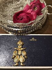 Süßer Vintage Harlekin beweglich vergoldet Anhänger