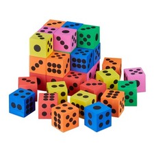 Flüsterwürfel Schaumstoffwürfel Softwürfel Kinderwürfel bunt leicht Spielwürfel