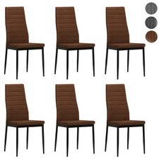 2/4/6x Esszimmerstühle Stoff