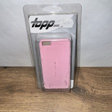 topp Cover Pure Pink iPhone 5 – Hülle Echtleder-Style, Book-Flip Case