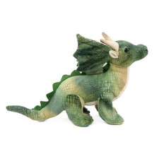 Drache 20 cm grün Kuscheltier