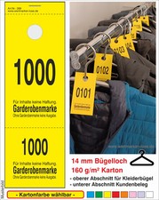 1000 garderobenmarken xxl - 1000,