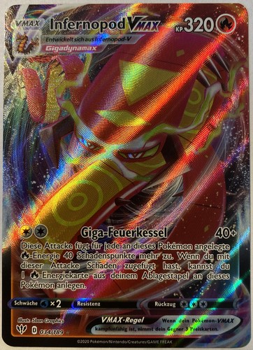 Pokemon infernopod vmax - infernopod, |