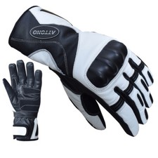 Skihandschuhe von ATTONO® Leder Ski Racing Handschuhe wasserdicht - Gr.: S-XXL