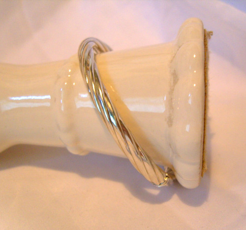 Armreif silber vintage 70er - silber,