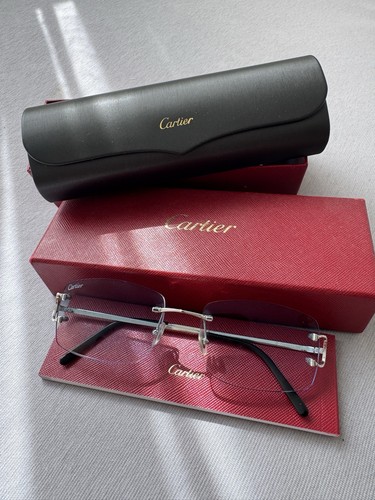 Cartier rahmenlose brille - cartier,