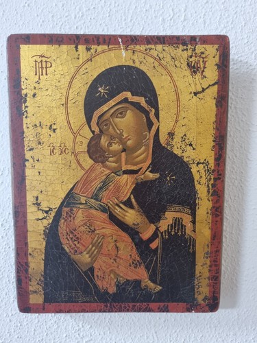 Alte ikone muttergottes von - alte,