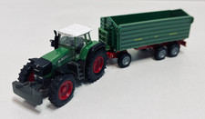 SIKU - 1845 Fendt Traktor mit Drei-Achs-Kippanhänger - 1:87 - GUT   #3829