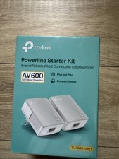 TP-Link Powerline AV600 Starter Kit, 2 Stück, Weiß Welan
