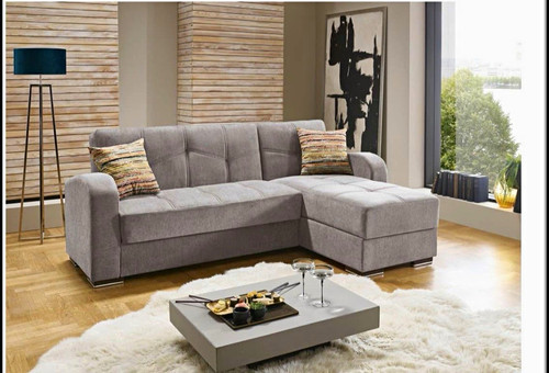 Atlanta corner ecksofa grau - ecksofa,