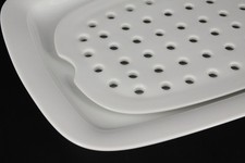 große Servierplatte, weiß