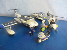 4445 Police Coast Guard Wasserflugzeug Hubschrauber Motorrad Playmobil 2701