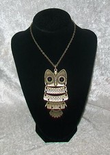 Kette Ohrringe Ring Eule