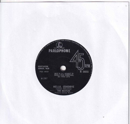 Single the beatles - 7'',