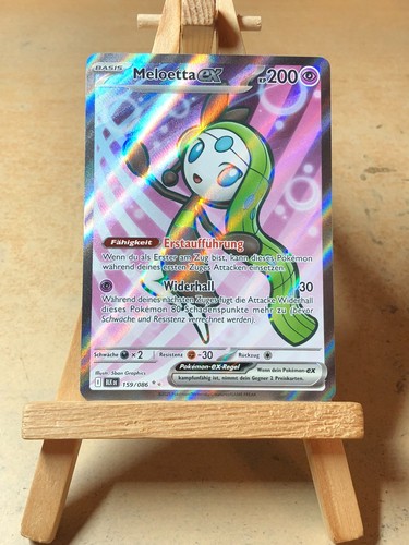Pokemon karte meloetta - meloetta, ex