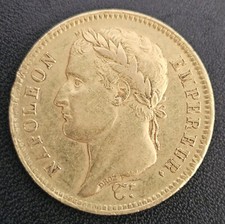 40 Francs Napoleon 1808 H La Rochelle Gold Or Oro