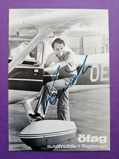 Alte autogrammkarte niki - autogrammkarte, lauda