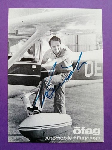 Alte autogrammkarte niki lauda - autogrammkarte,