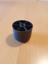 1 Stk. Polsterfuß Möbelgleiter Füße Sesselerhöhung ca. Ø50mm x 40mm , schwarz