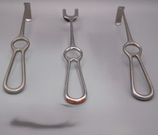 Medizinische Instrumente gebraucht – 3x Aesculap Wundhaken (Gebraucht)