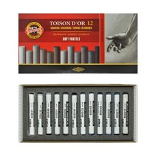 12 PASTELLKREIDEN - WEISS