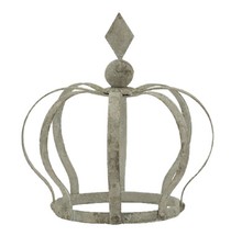 Metallkrone Gartendekoration