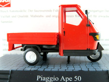 Busch 60001 Piaggio Ape 50 Pritsche (2006) in rot 1:43 / Spur 0 NEU/OVP 