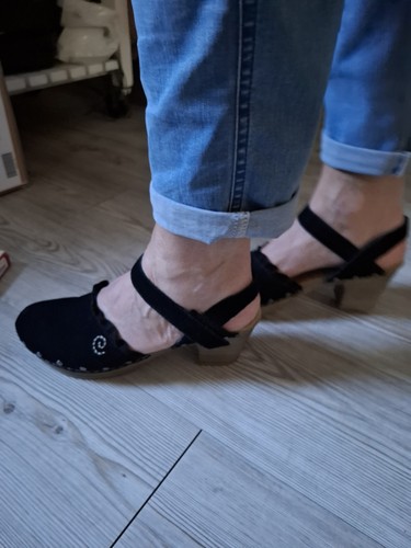 Sexy hohe sandalen samt - ,