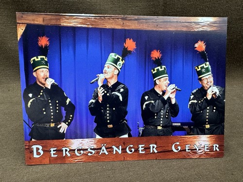 Autogrammkarte bergsänger - -, "