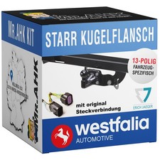 Westfalia AHK starr für Ford Transit Bus Kasten 00-13 + 13polig spezifisch