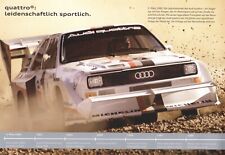 AUDI 30 Jahre Years Quattro Sondermodell Prospekt Brochure 2010 AP