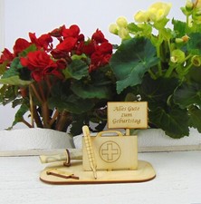 Geburtstagsgeschenk für Krankenschwester Arzt Ärztin Pfleger Pflegerin aus Holz