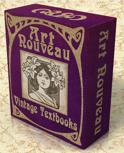 Art nouveau vintage design - art,