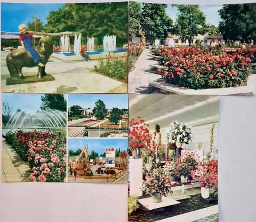 Ddr postkarten lot erfurt - postkarten, x