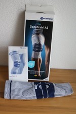 Bauerfeind GenuTrain A3 Knie Bandage Silikonrand Titan Gr. 2 Links NEU